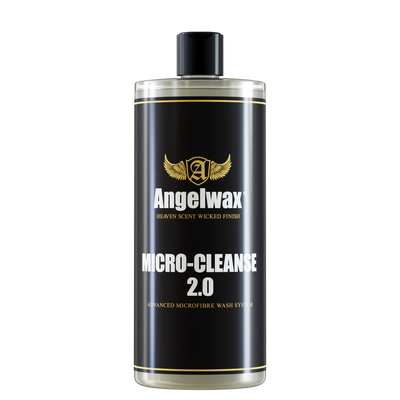 Angelwax Micro Cleanse 2.0 detergent to safely wash your microfiber cloths.